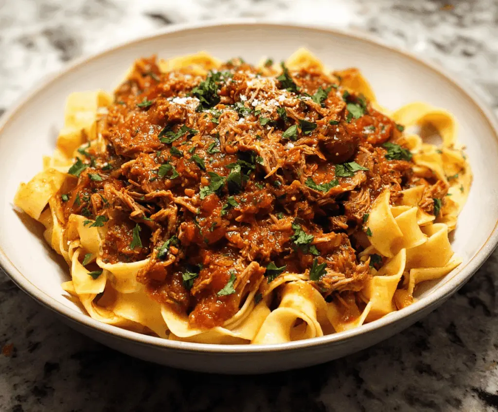 Slow Cooker Pork Ragu