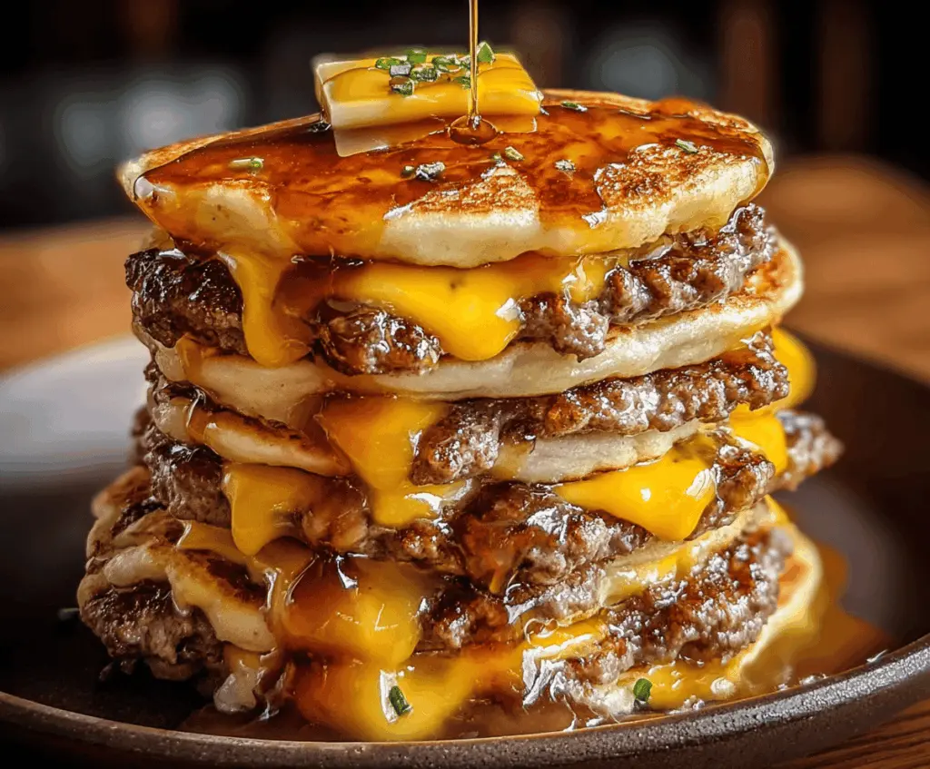 Smash Burger Pancakes Unique Twist