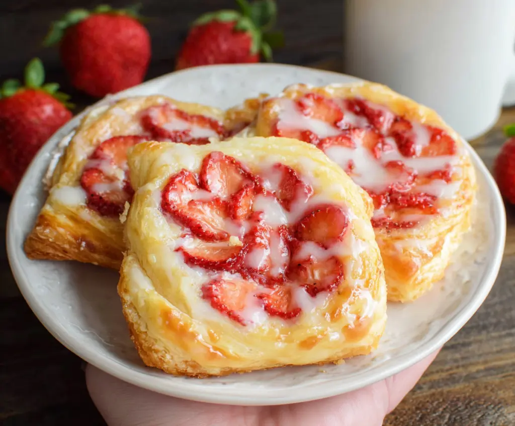 Strawberry Cream Cheese Danishes