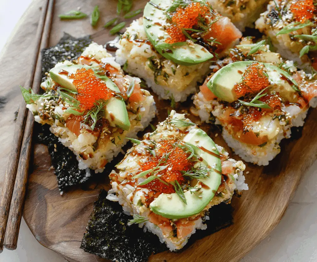 Sushi Bake recipe